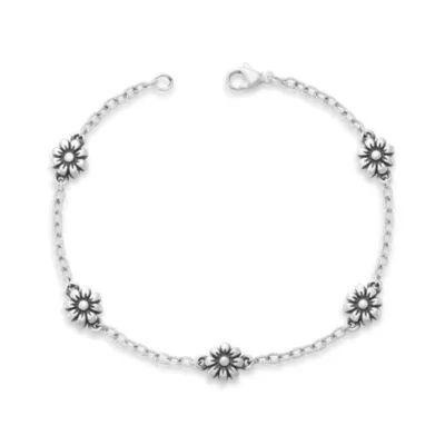 Margarita Flower Bracelet in 14K Yellow Gold