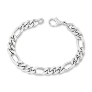 Figaro Bracelet in Sterling Silver