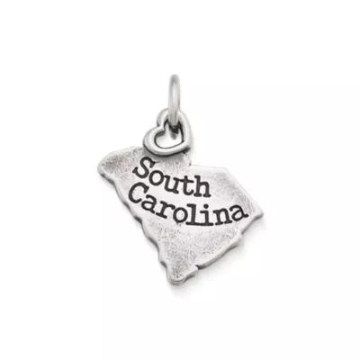 My "South Carolina" Charm in Sterling Silver