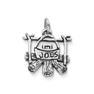 Joe's Place Charm in Sterling Silver