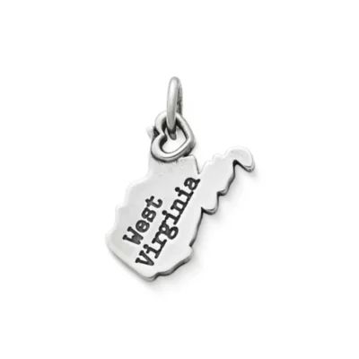 My "West Virginia" Charm in Sterling Silver