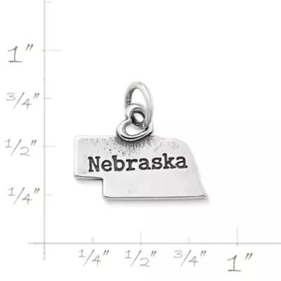 My "Nebraska" Charm in Sterling Silver - Image 3