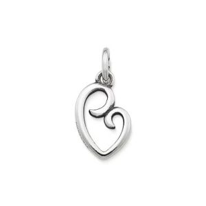 Delicate Mother's Love Charm in Sterling Silver or 14K Yellow Gold