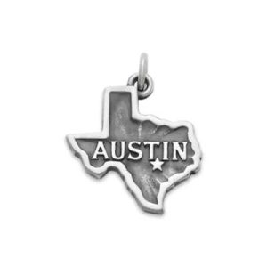 "Austin" Charm in Sterling Silver