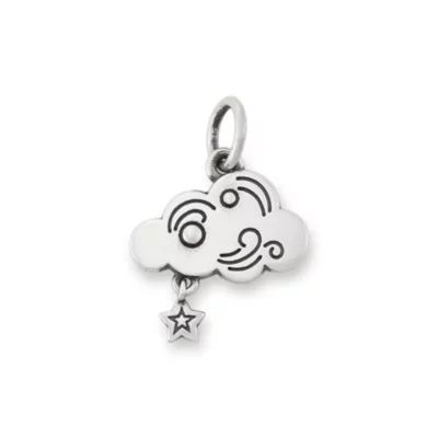 Cloud and Star Charm in Sterling Silver