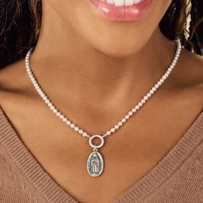 Cultured Pearl Changeable Charm Necklace in 14K Yellow Gold - Image 6