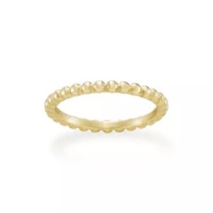 Beaded Ring in 14K Yellow Gold