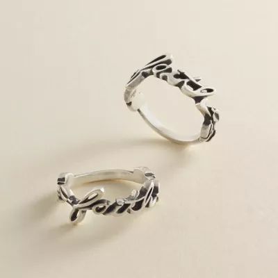 Faith Ring in Sterling Silver - Image 4