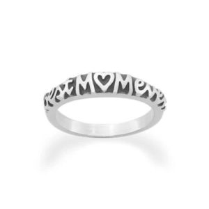 Best Mom Ever Ring in Sterling Silver